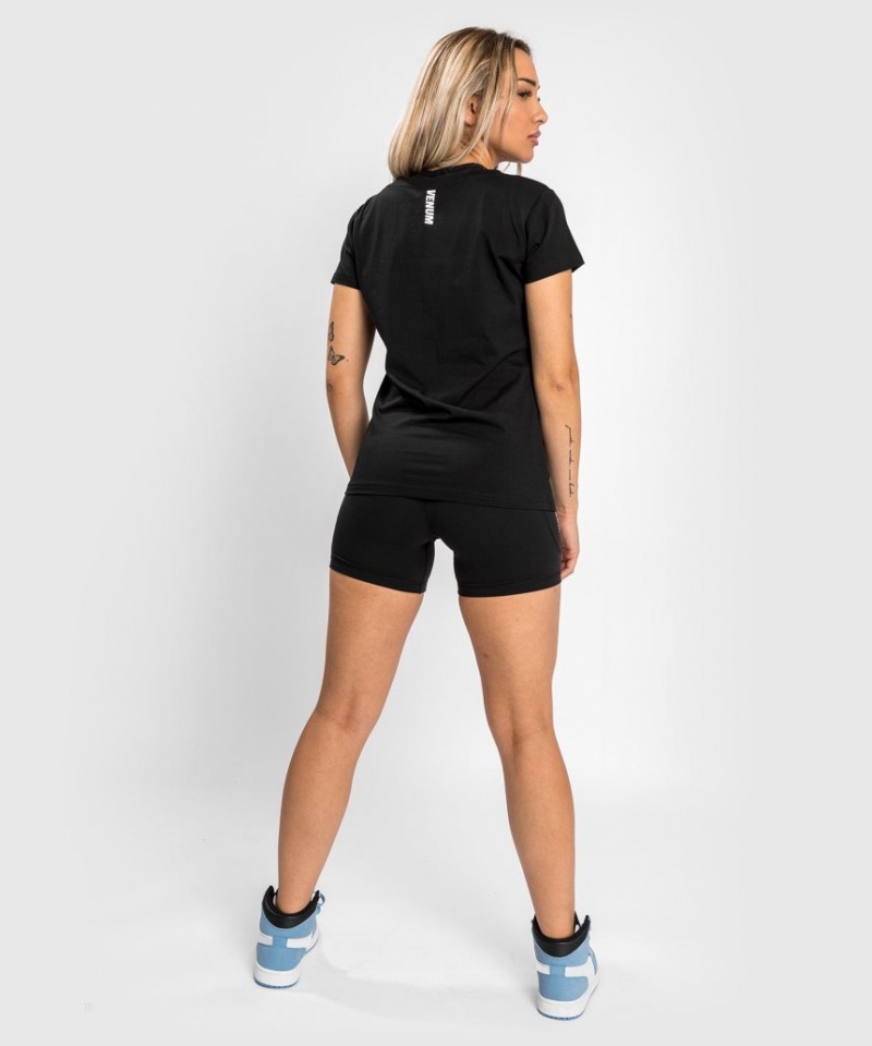 T Shirts Venum Essential Femme Noir  | QZU-9251009