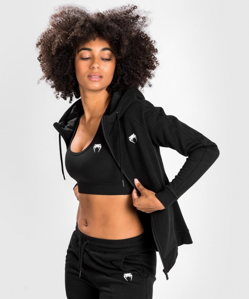 Sweat a Capuche Venum Essential Femme Noir  | ZBD-3611101