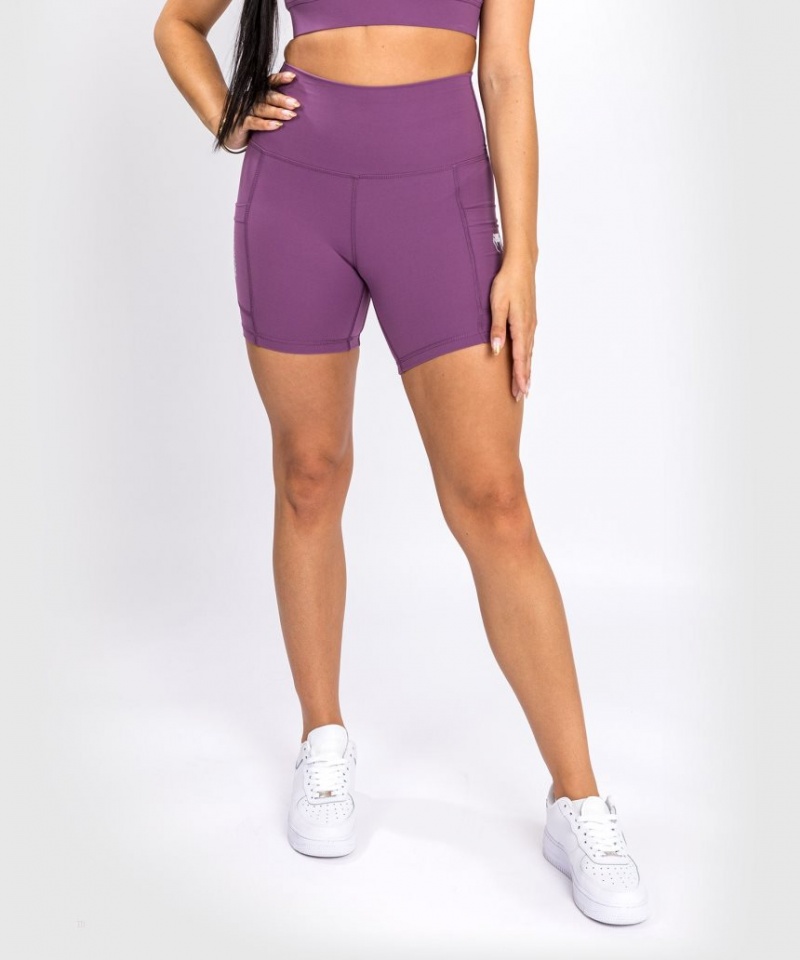 Short Venum Essential Bike Femme Violette Argent  | TGJ-2720909